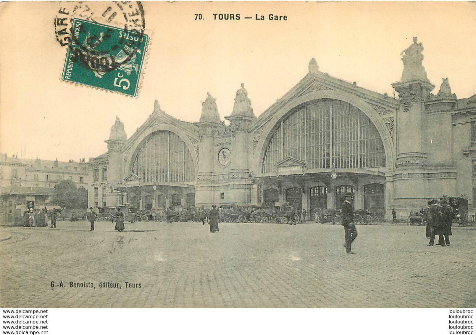 TOURS LA GARE EDITION BENOISTE - Tours