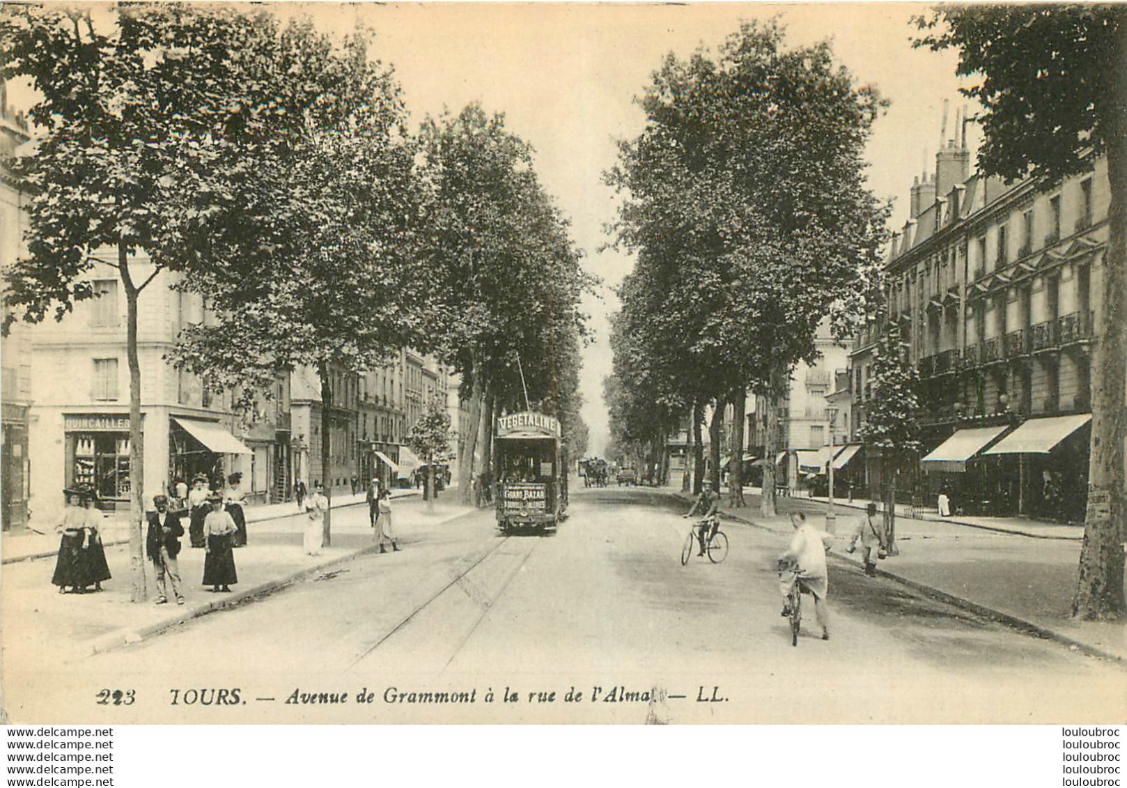 TOURS AVENUE DE GRAMMONT A LA RUE DE L'ALMA - Tours