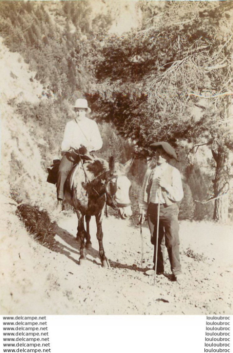 RARE BOURG D'OISANS SUR LA ROUTE DE PREGENTEL PHOTO ORIGINALE 12 X 8.50 CM - Orte