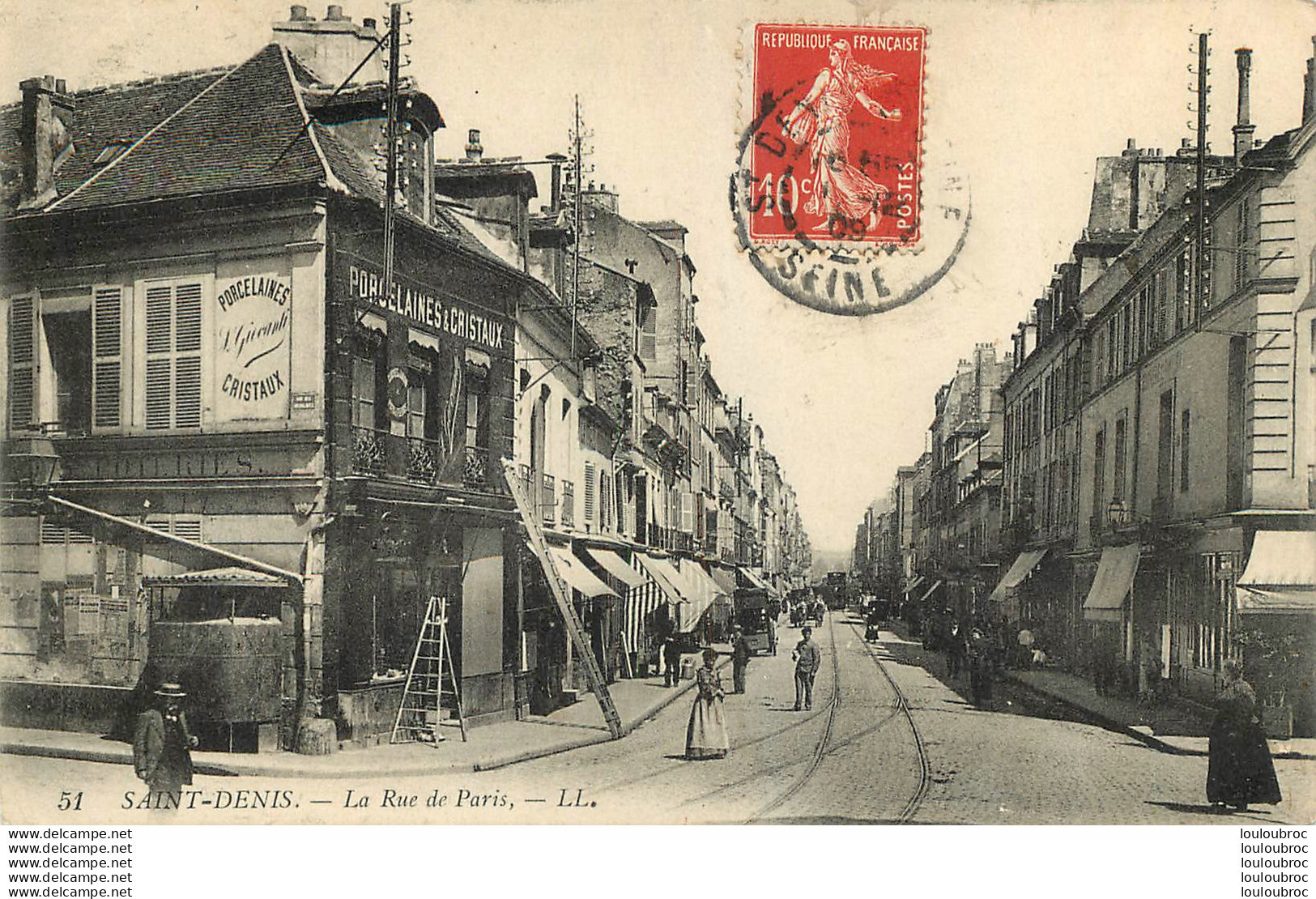 SAINT DENIS LA RUE DE PARIS - Saint Denis