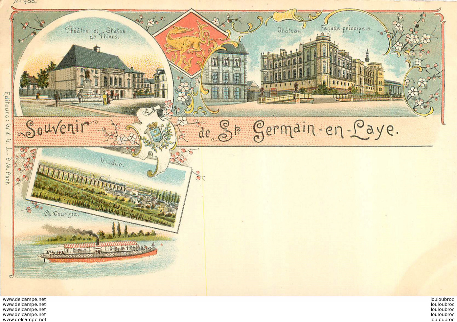 SAINT GERMAIN EN LAYE SOUVENIR EDITION W ET V.L. - St. Germain En Laye (Schloß)