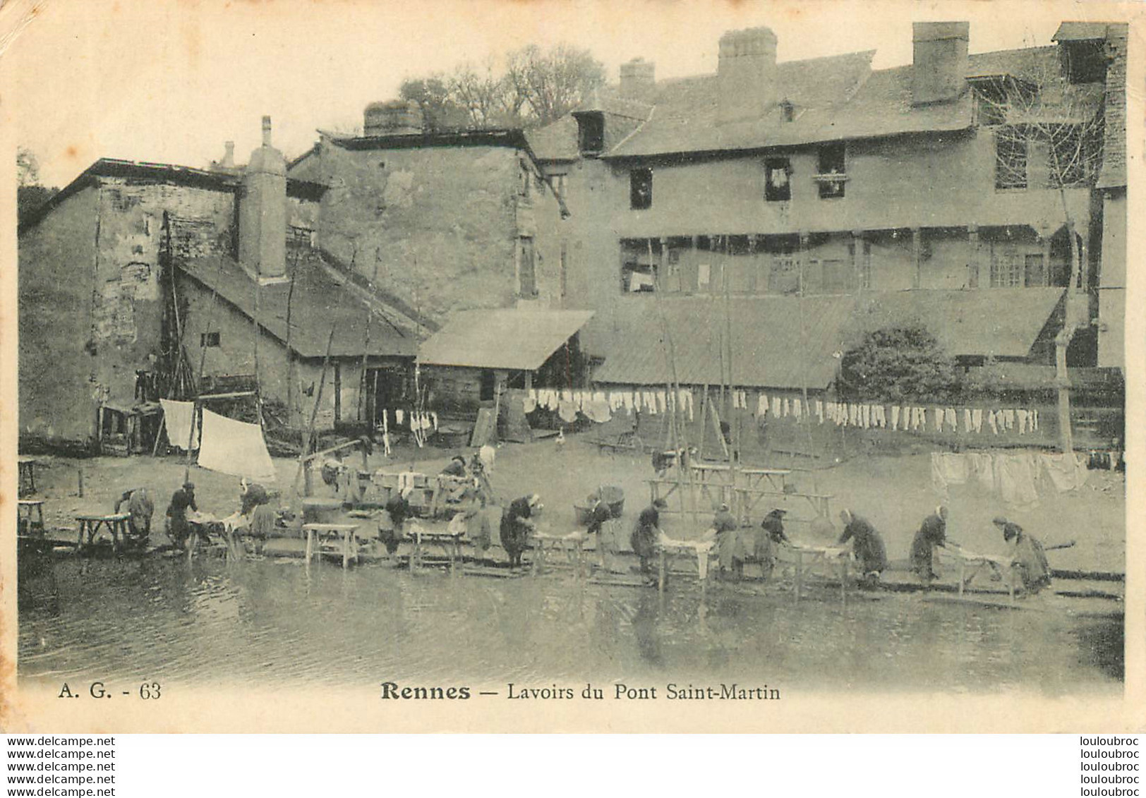 RENNES LAVOIRS DU PONT SAINT MARTIN - Rennes