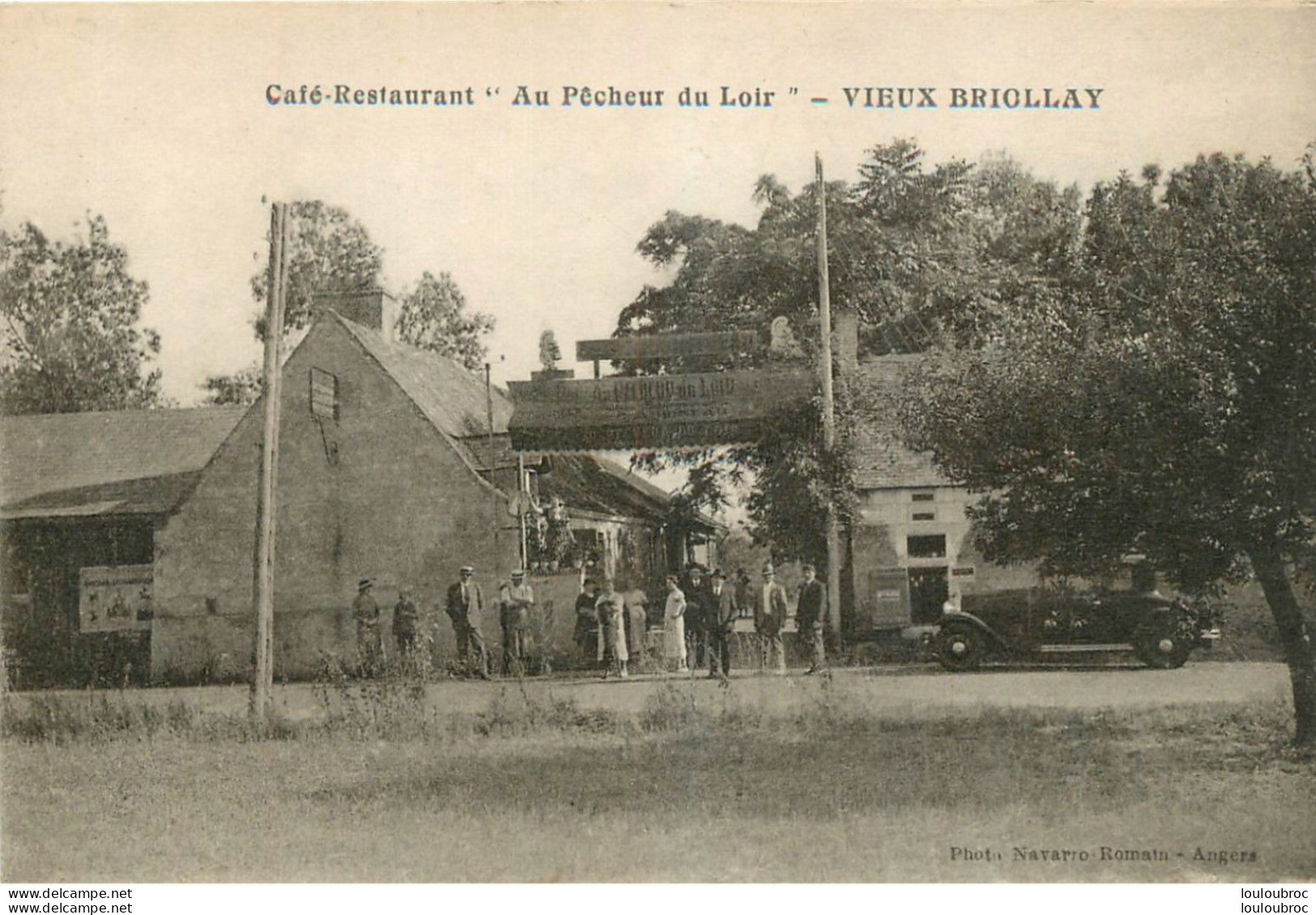 VIEUX BRIOLLAY CAFE RESTAURANT AU PECHEUR DU LOIR R1 - Sonstige & Ohne Zuordnung