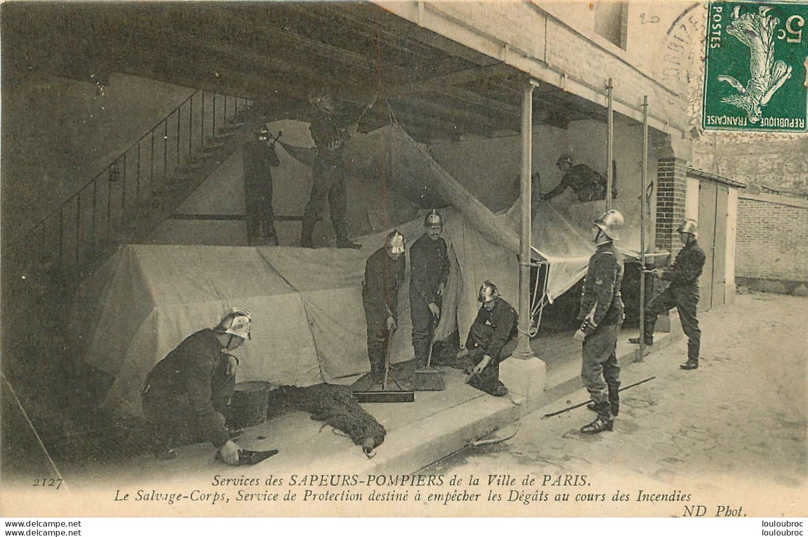 SAPEURS POMPIERS DE LA VILLE DE PARIS LE SALVAGE CORPS S1 - Autres & Non Classés