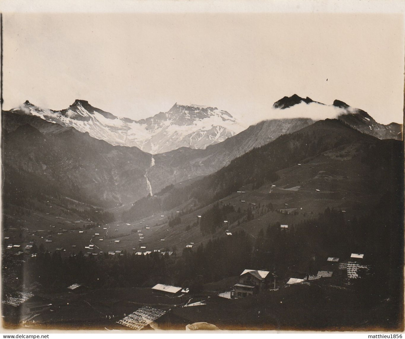 Photo 1901 ADELBODEN - Ansicht, Wildstrubel (A255) - Adelboden