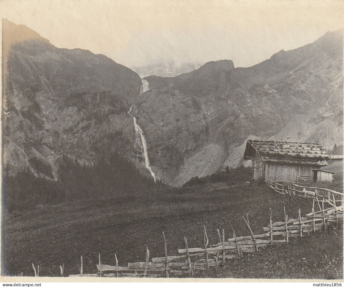 Photo 1901 ADELBODEN - Ansicht, Wildstrubel, Hütte (A255) - Adelboden