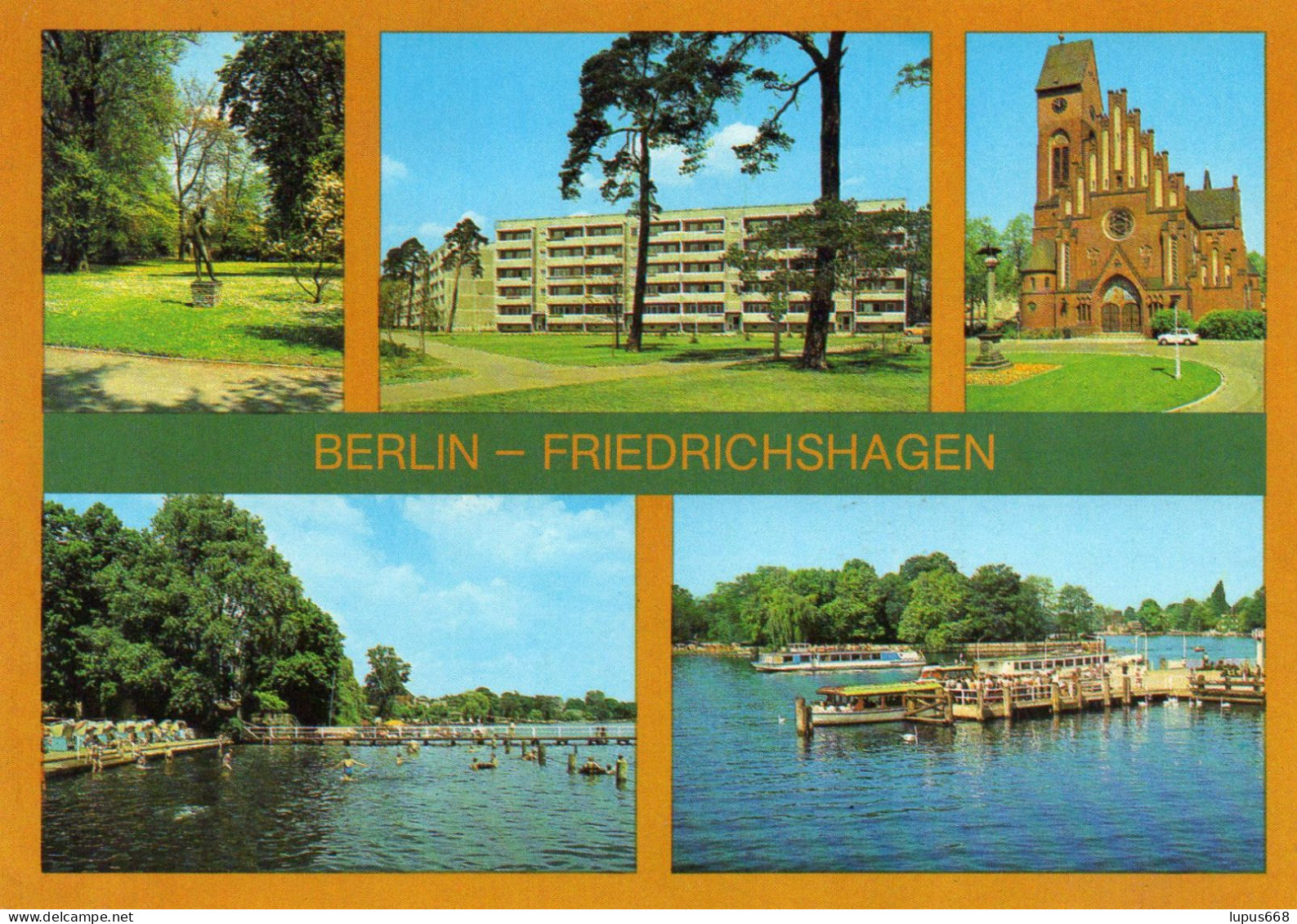 BRD- Berlin: 12 587 Berlin- Friedrichshagen, 5 Bilder - Mitte