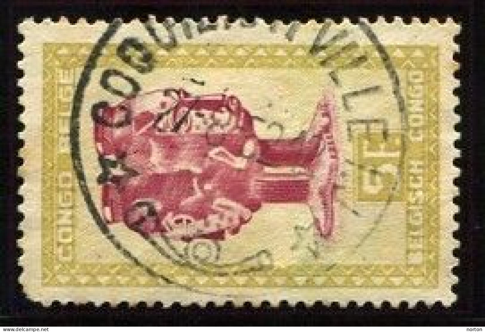 Congo Coquilhatville 1 Oblit. Keach 10(.J.) Sur C.O.B. 290 Le 27/08/1952 - Used Stamps