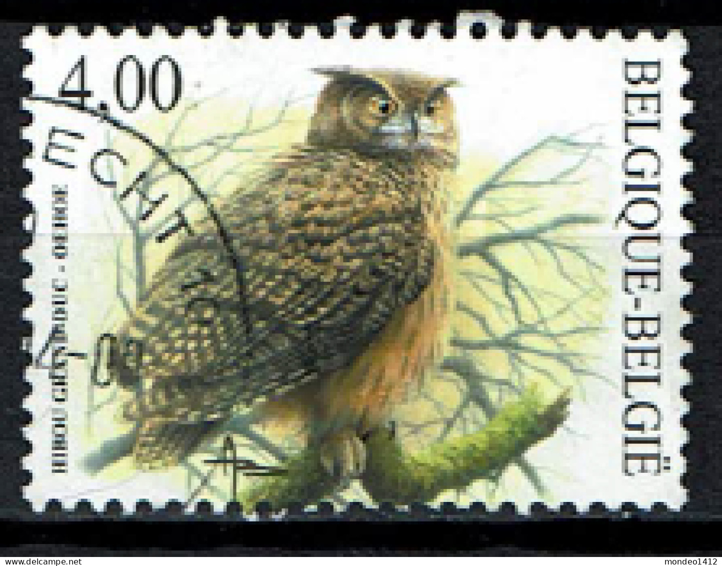 België OBP 3270 - Fauna Birds Oehoe - Owl - Used Stamps