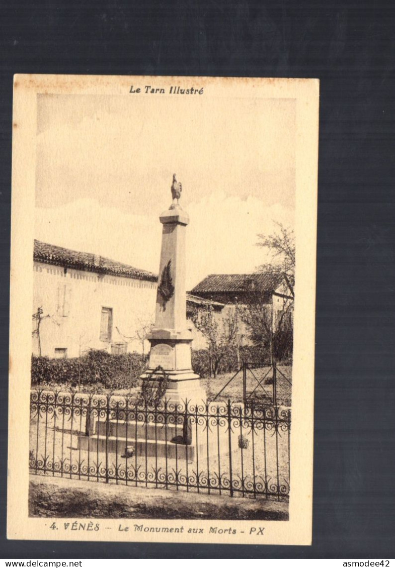 VENES LE MONUMENT AUX MORTS - Sonstige & Ohne Zuordnung