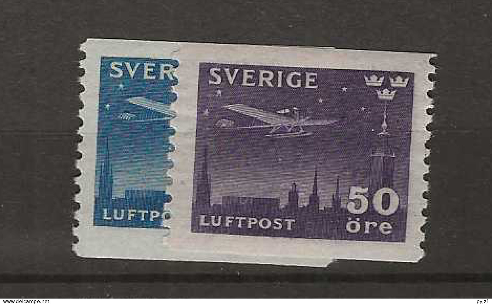 1930 MNH Sweden Mi 213-14 Postfris** - Ungebraucht