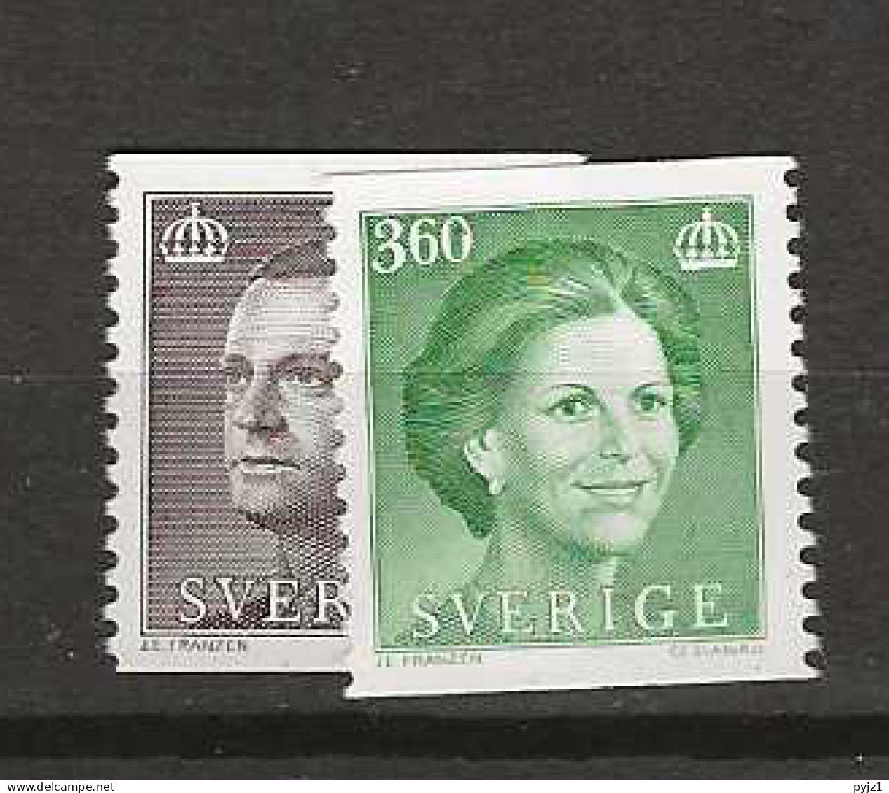 1987 MNH Sweden Mi 1418-19 Postfris** - Nuovi