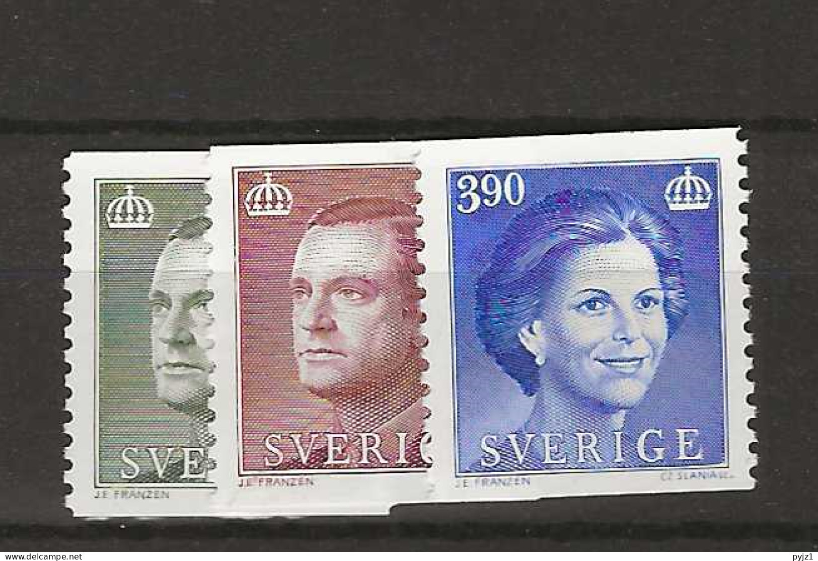 1989 MNH Sweden, Mi 1534-36 Postfris** - Nuevos