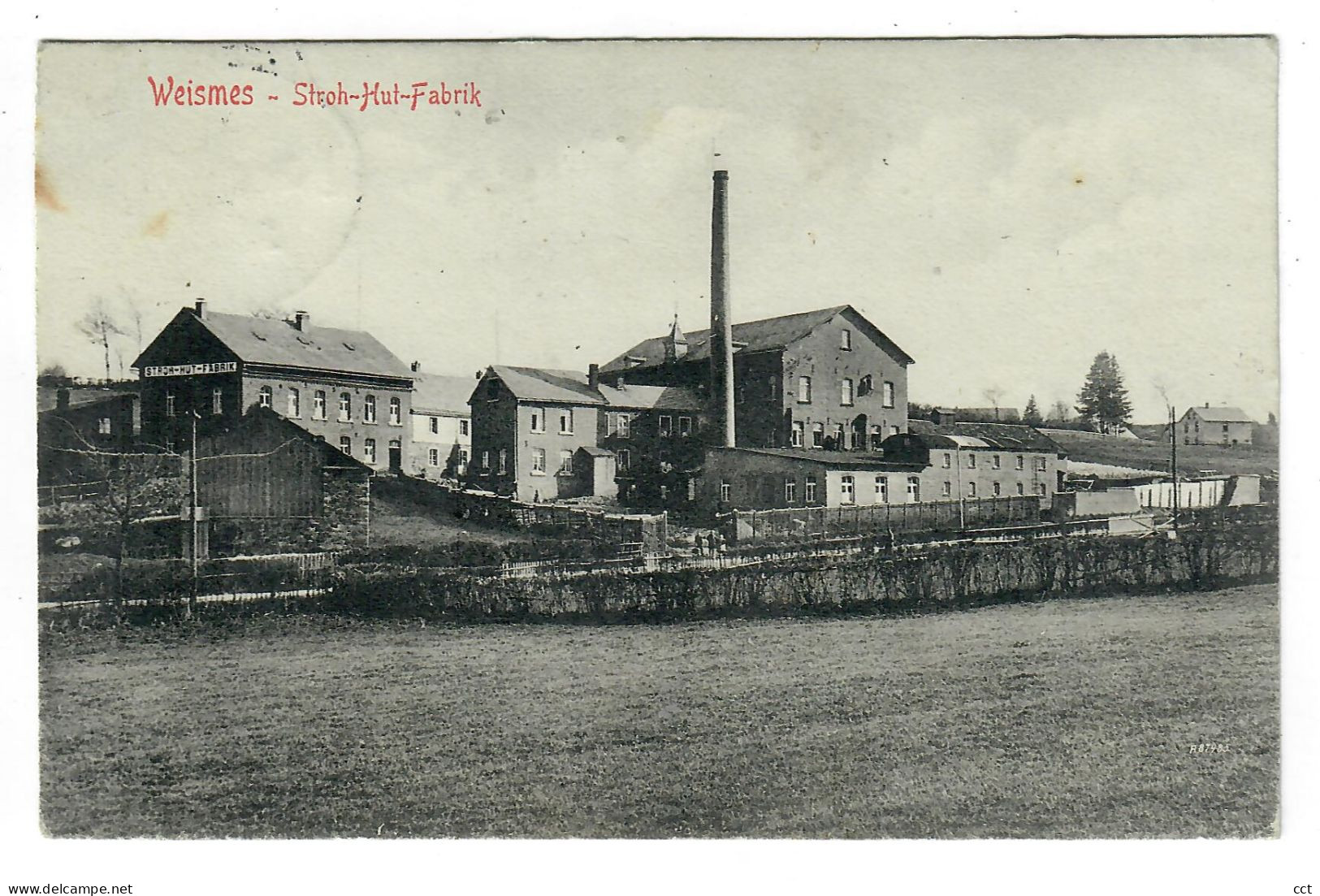 Weismes   Stroh-Hut-Fabrik    Verlag Melotte Weismes - Waimes - Weismes