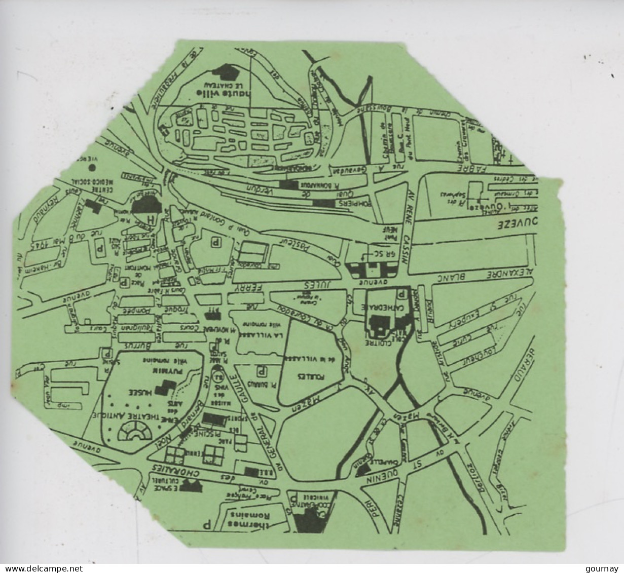 Ticket, Vaison La Romaine(84 France)  Entrée Musée Cloître Puymin Villasse - Plan (géographique) - Biglietti D'ingresso