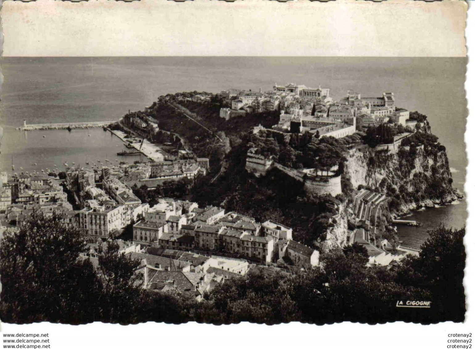 MONACO En 1960 N°99 138 46 Vue D'ensemble Du Rocher Et La Condamine Phare Postée De Menton - Otros & Sin Clasificación