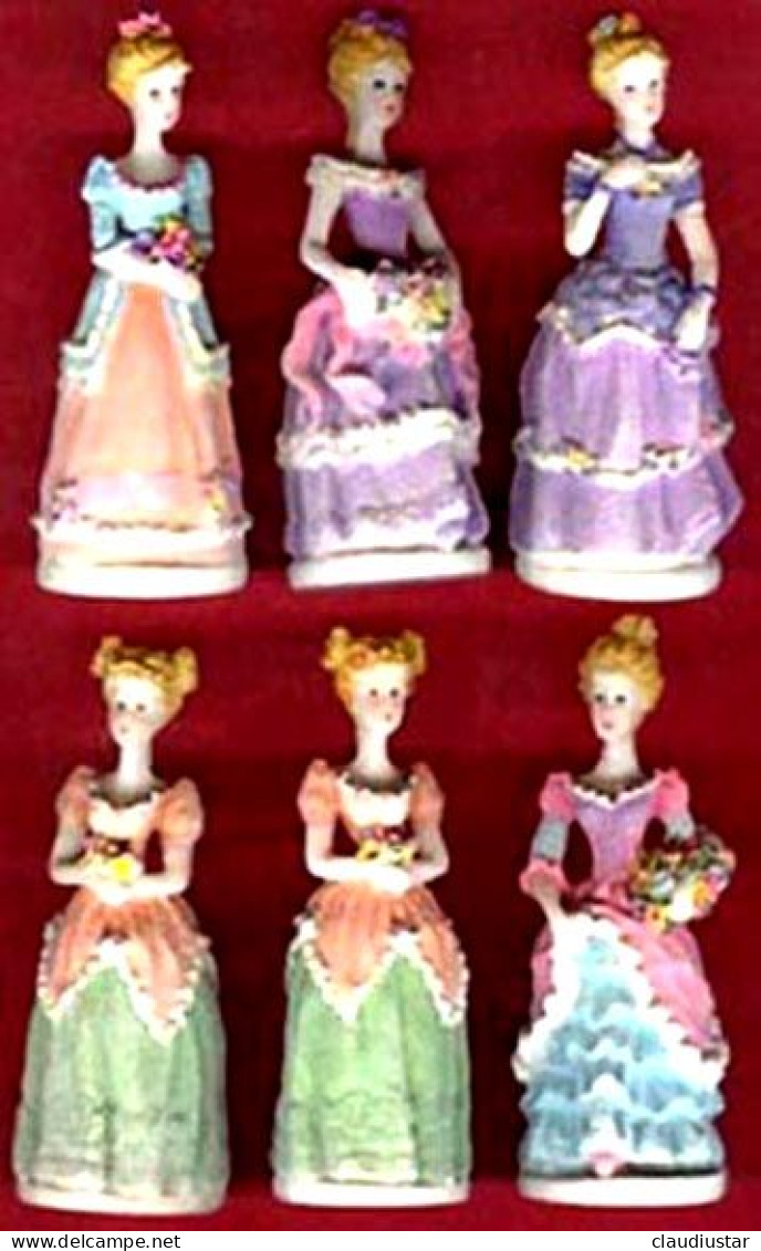 ** LOT  6  POUPEES ** - Personajes