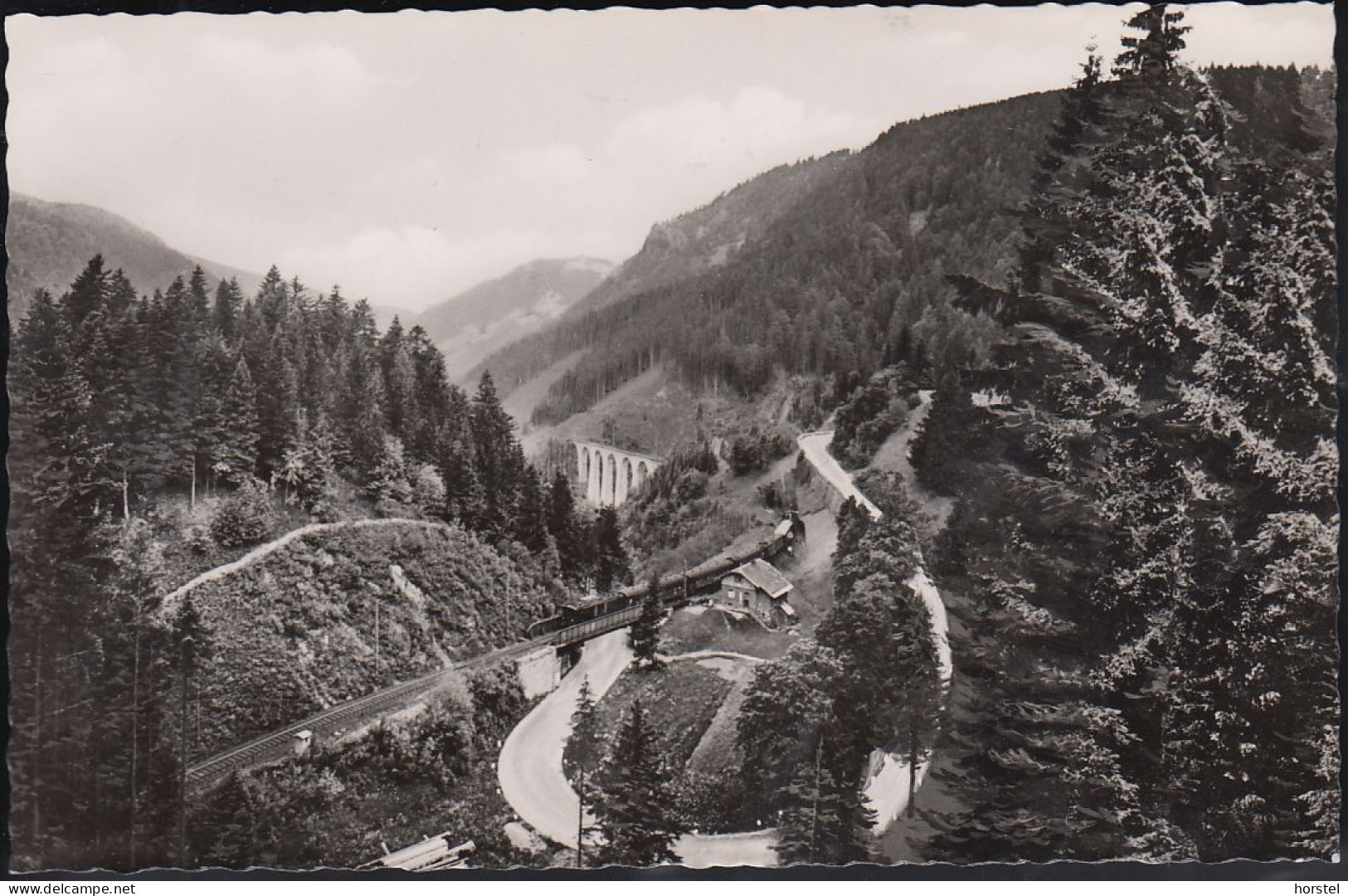 D-79874 Breitnau - Höllental - Mit Ravennabrücke  (Schwarzwald) - Eisenbahn - Train - E- Lokomotive - Titisee-Neustadt