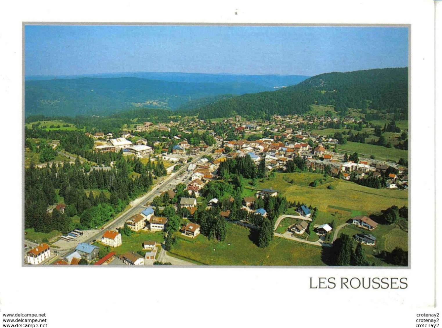 39 LES ROUSSES Vers Morez Vue Aérienne En 2001 Photo Héliflash VOIR DOS - Morez