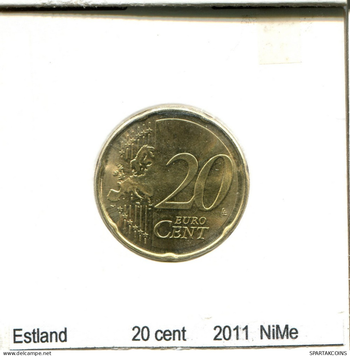 20 CENTS 2011 ESTLAND ESTONIA Münze #AS688.D.A - Estonie