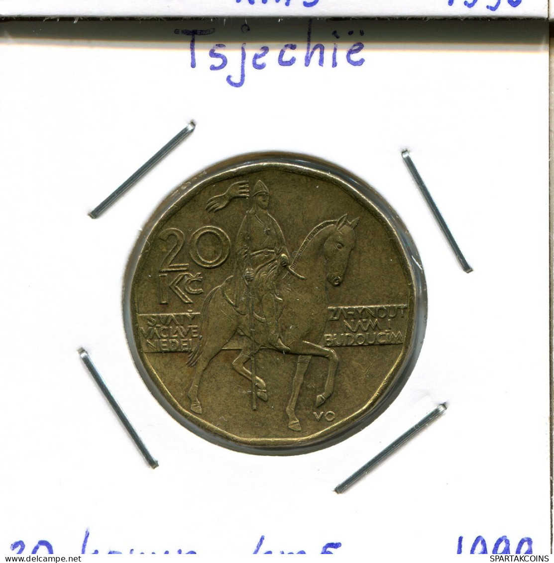 20 KORUN 1999 CZECH REPUBLIC Coin #AP786.2.U.A - Czech Republic