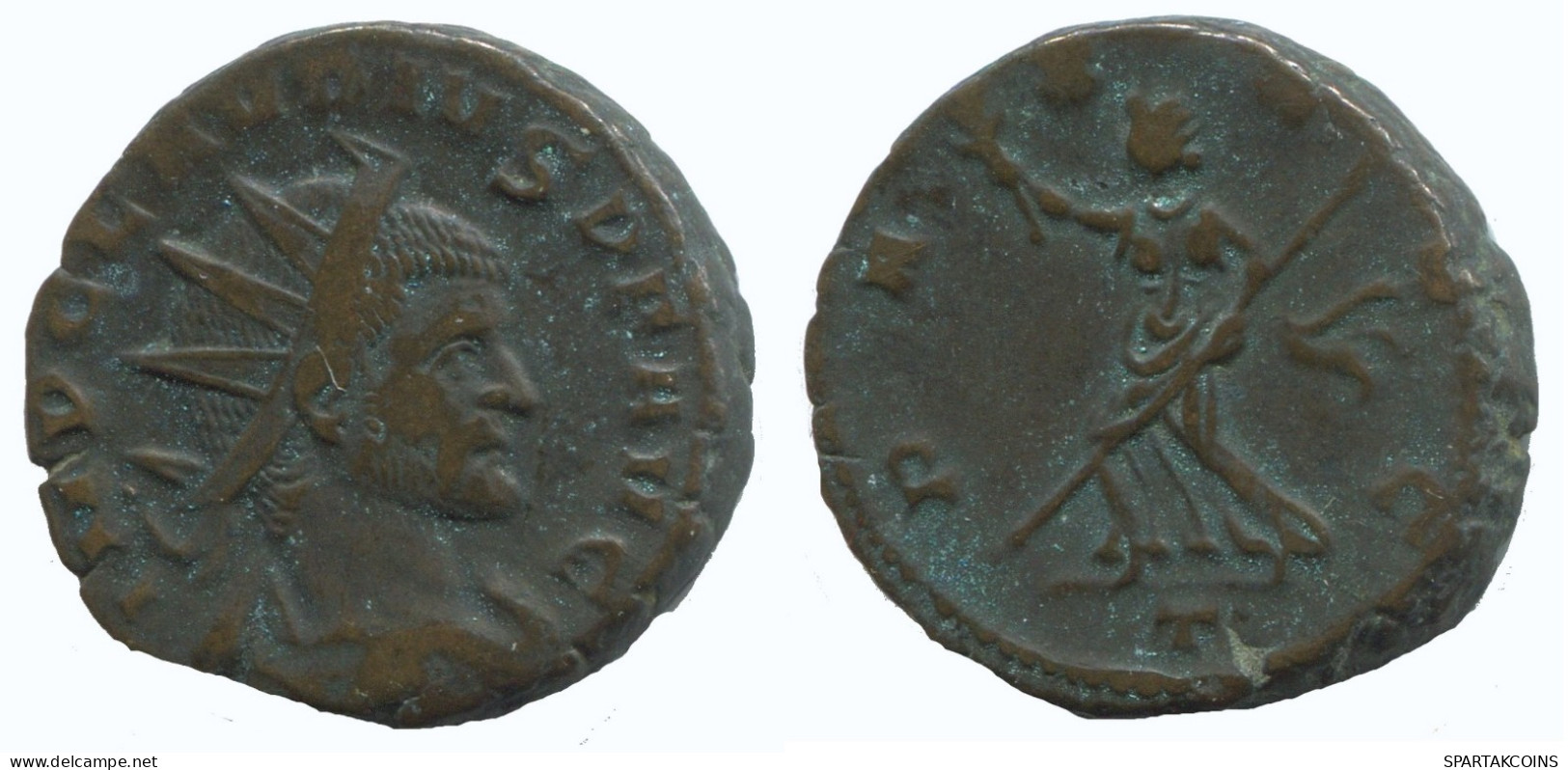 CLAUDIUS II ANTONINIANUS Mediolanum T AD157 Pax AVG 4.2g/19mm #NNN1894.18.U.A - L'Anarchie Militaire (235 à 284)