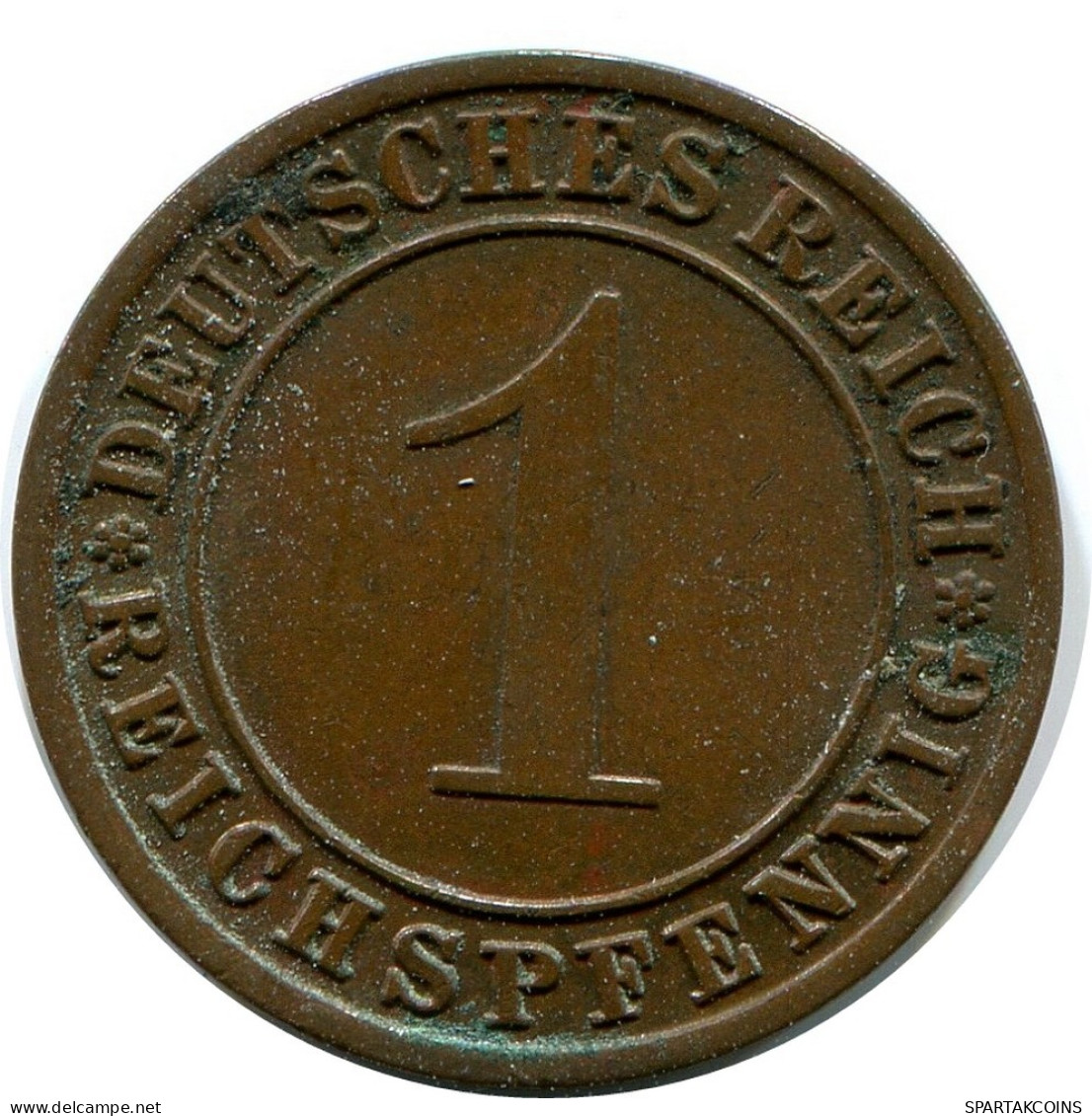 1 REICHSPFENNIG 1931 A DEUTSCHLAND Münze GERMANY #DB789.D.A - 1 Renten- & 1 Reichspfennig