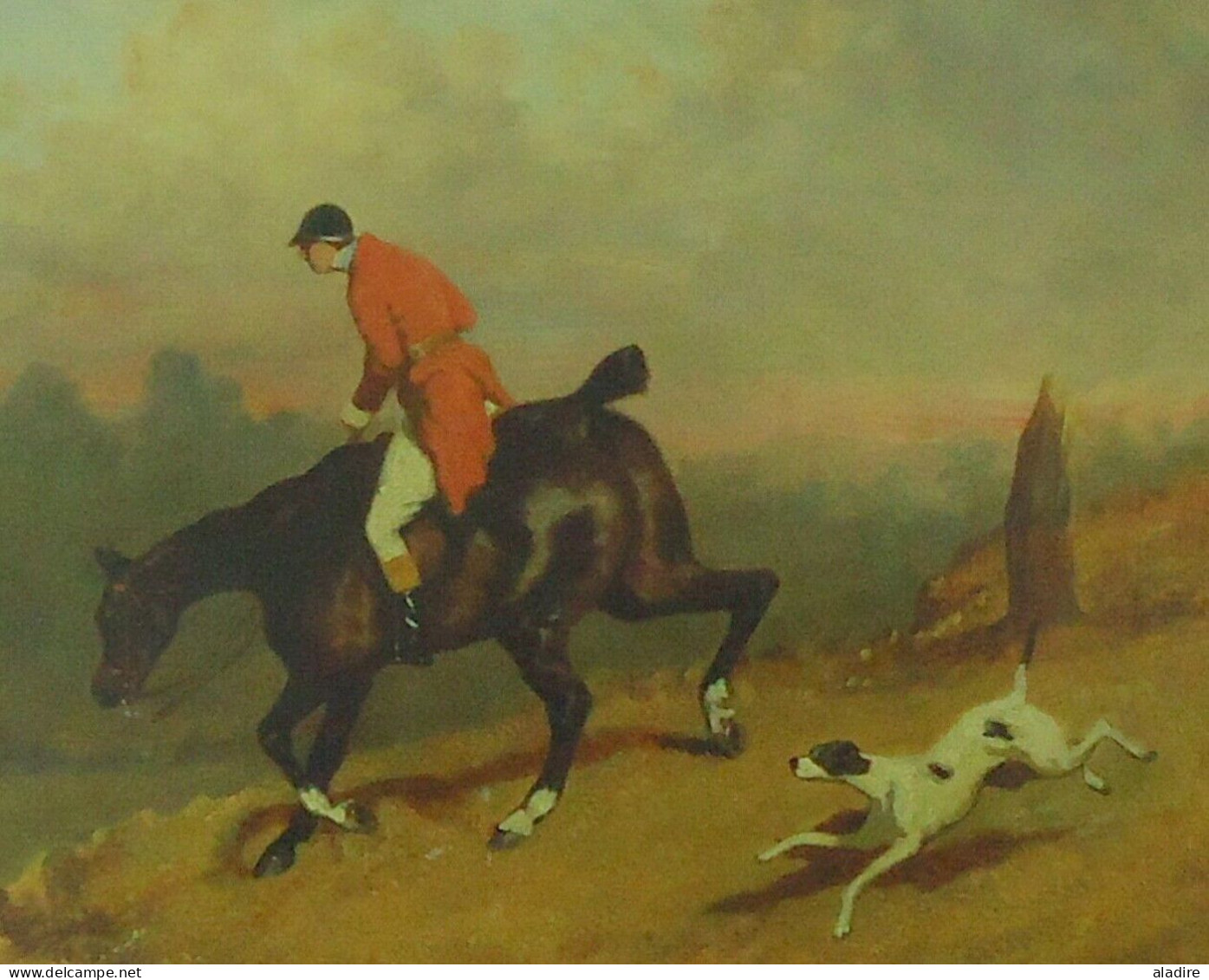 JOHN LEWIS BROWN, France - 1829/1890, Chasse à Courre, Hunting With Hounds, Oil On Canvas, 39 X 46 Cm - Oils