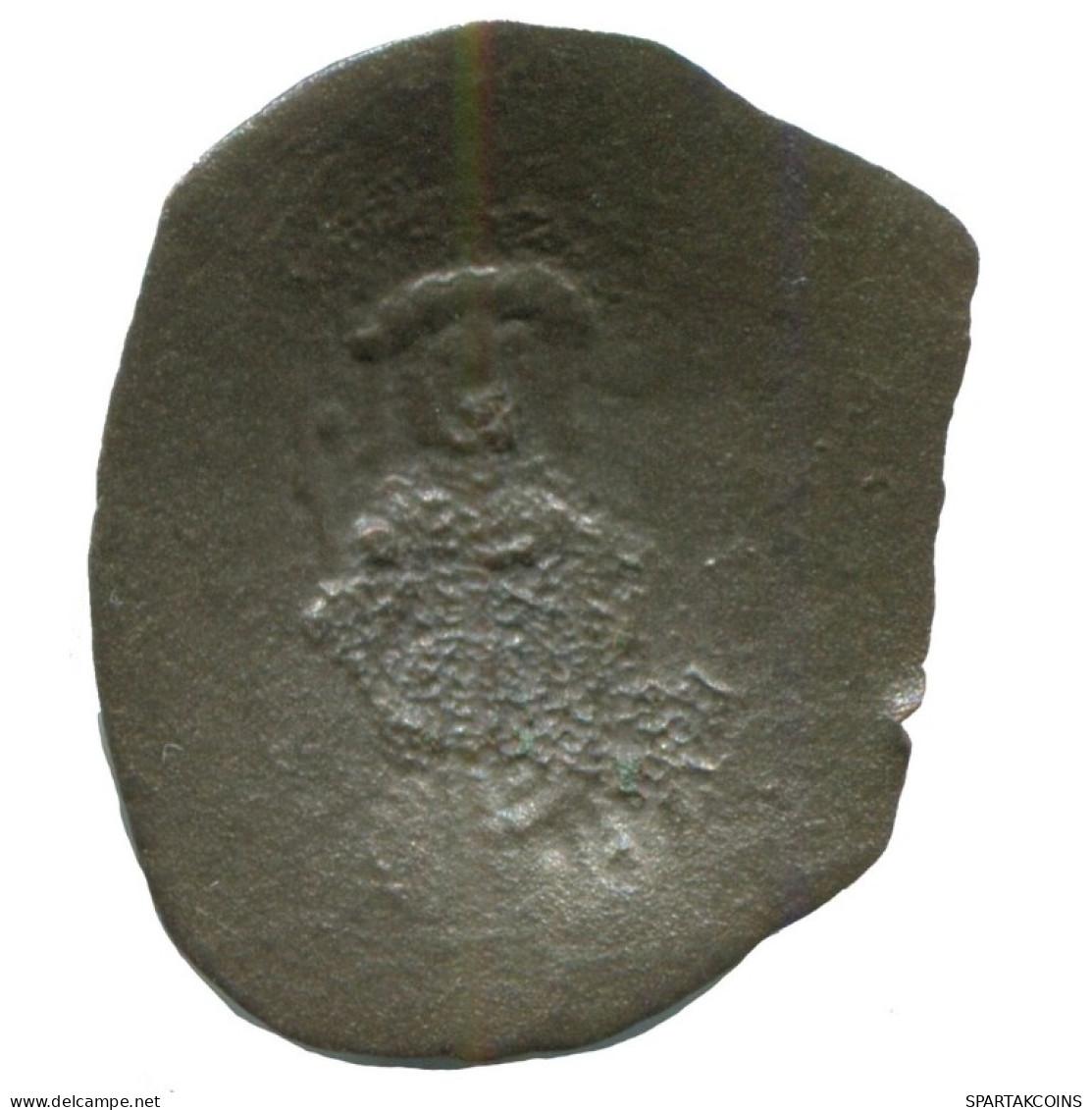 Authentic Original Ancient BYZANTINE EMPIRE Trachy Coin 0.9g/19mm #AG673.4.U.A - Bizantine