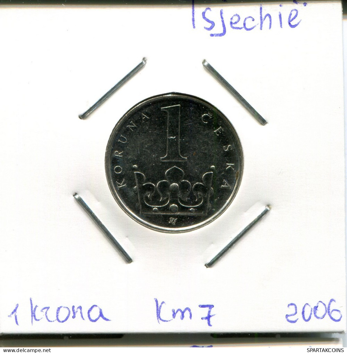 1 KORUNA 2006 REPÚBLICA CHECA CZECH REPUBLIC Moneda #AP746.2.E.A - Tsjechië