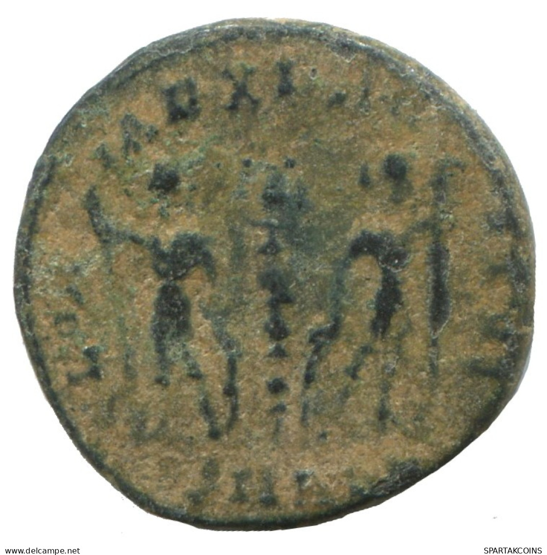 IMPEROR? GLORIA EXERCITVS TWO SOLDIERS 1.9g/16mm ROMAN Moneda #ANN1209.9.E.A - Other & Unclassified