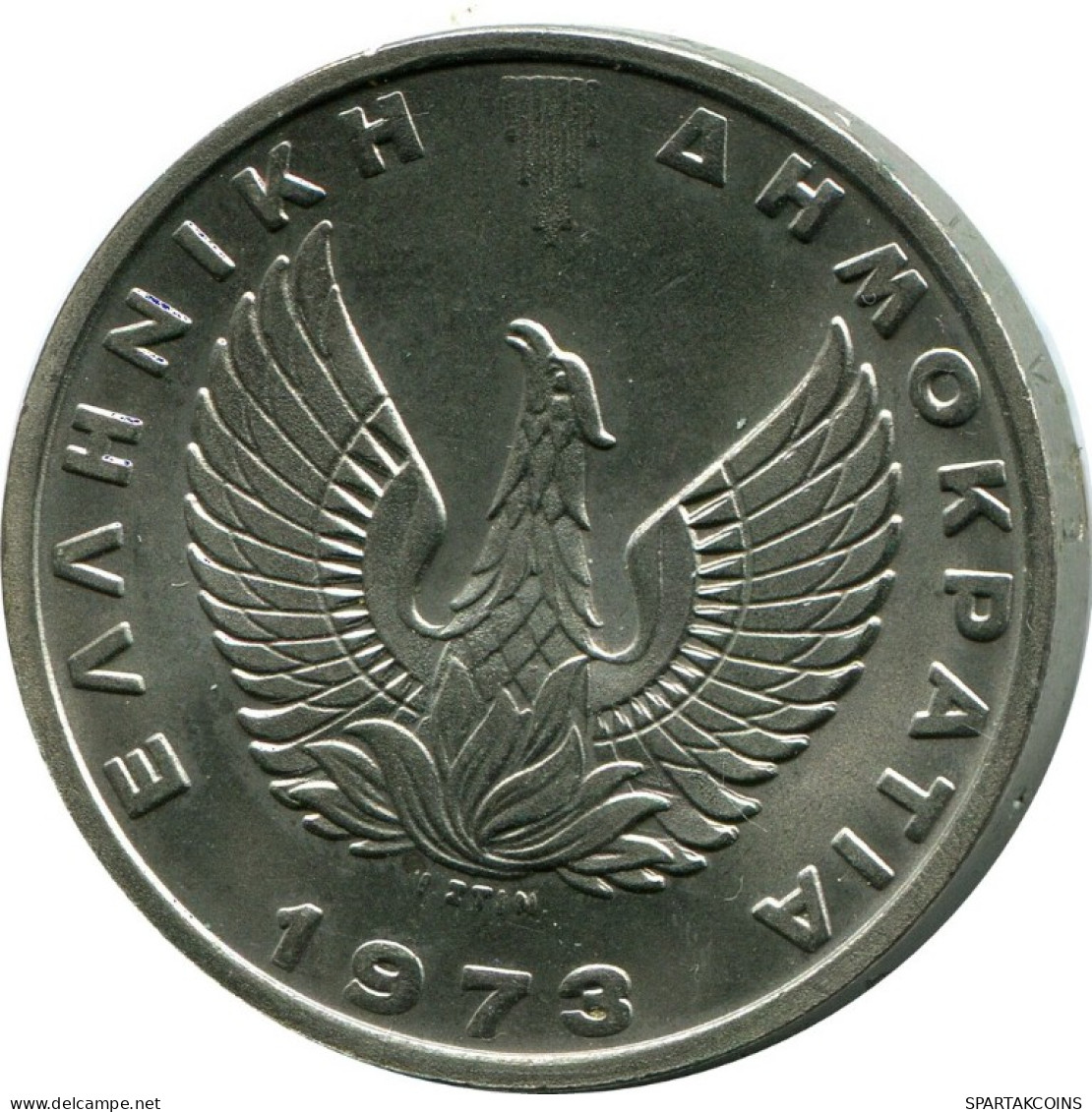 20 DRACHMES 1973 GRIECHENLAND GREECE Münze #AH706.D.A - Griekenland