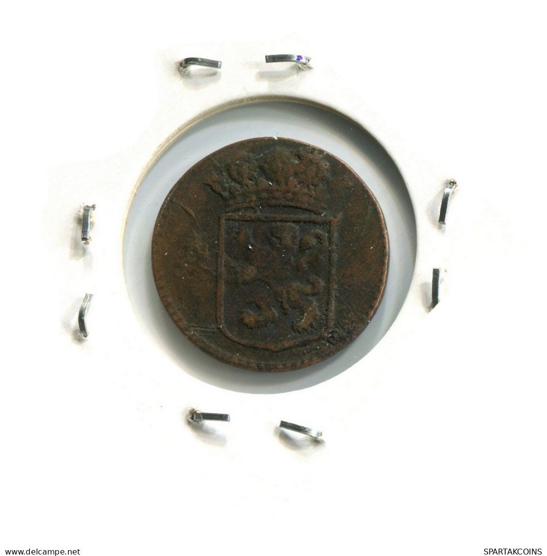 1735 HOLLAND VOC DUIT NETHERLANDS INDIES NEW YORK COLONIAL PENNY #VOC2305.7.U.A - Indes Néerlandaises