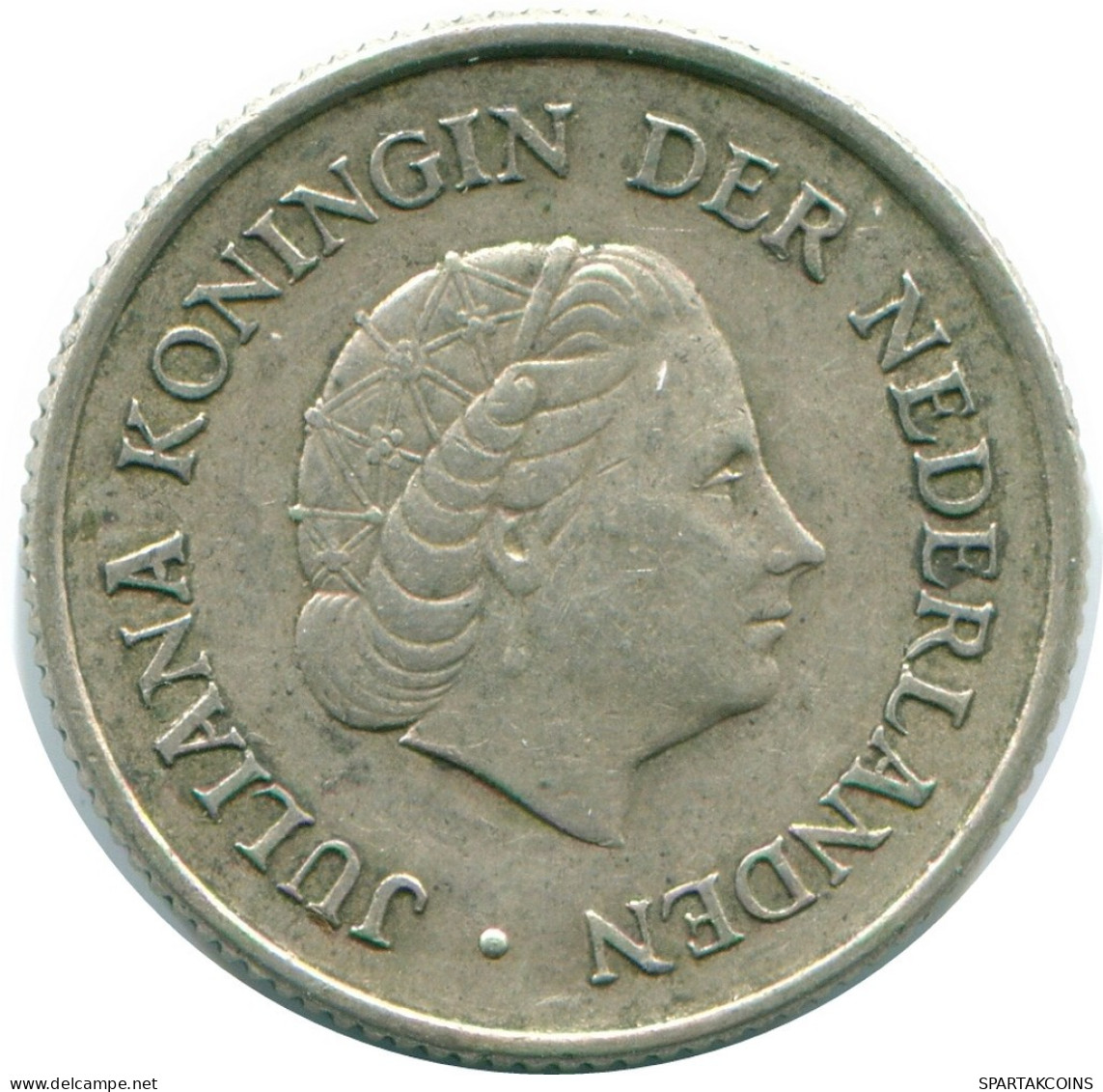 1/4 GULDEN 1970 ANTILLAS NEERLANDESAS PLATA Colonial Moneda #NL11668.4.E.A - Netherlands Antilles