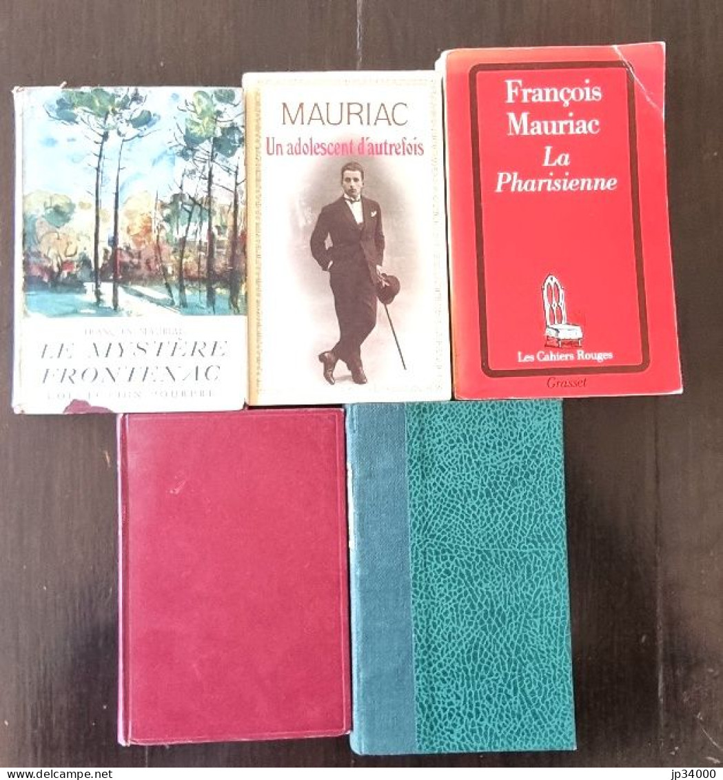 François Mauriac: Lot De 5 Ouvrages Tous Différents (Littérature Française) - Loten Van Boeken