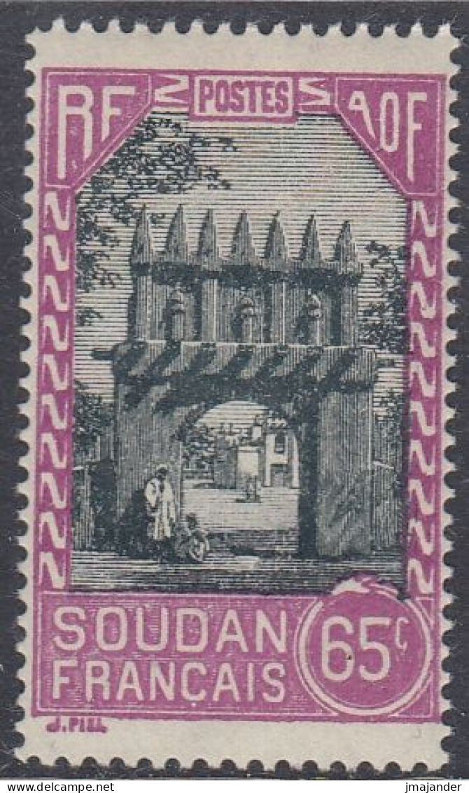 French Sudan 1931 - Definitive Stamp: Entry To The Residence At Djenné - Mi 78 ** MNH [1859] - Unused Stamps