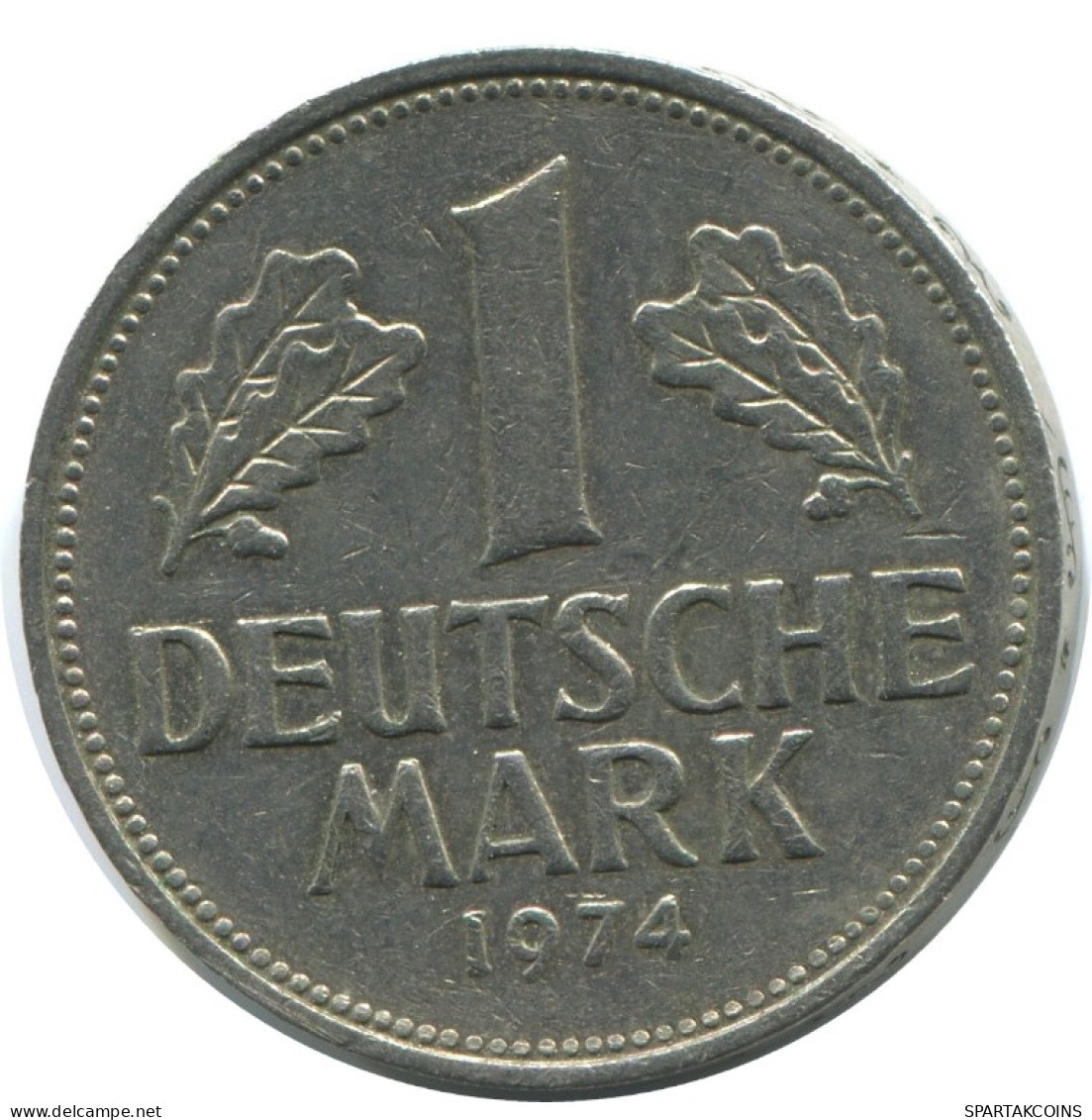 1 DM 1974 J WEST & UNIFIED GERMANY Coin #AG323.3.U.A - 1 Mark