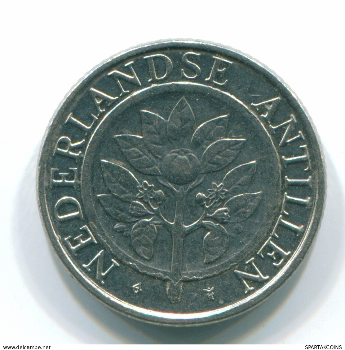 10 CENTS 1991 NIEDERLÄNDISCHE ANTILLEN Nickel Koloniale Münze #S11349.D.A - Nederlandse Antillen