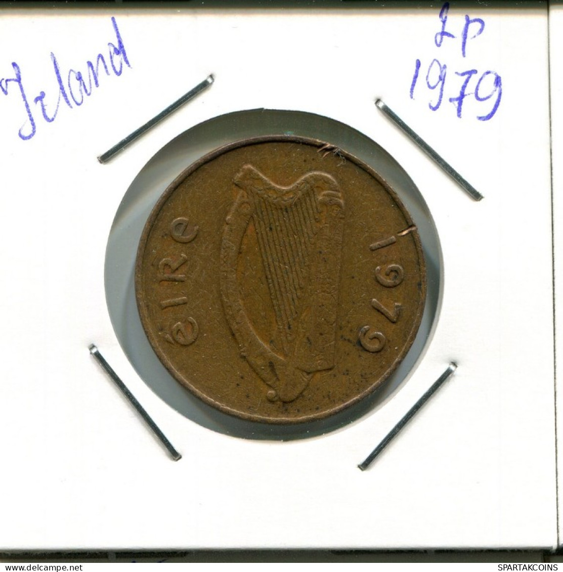 2 PENCE 1979 IRLANDE IRELAND Pièce #AN618.F.A - Irlanda