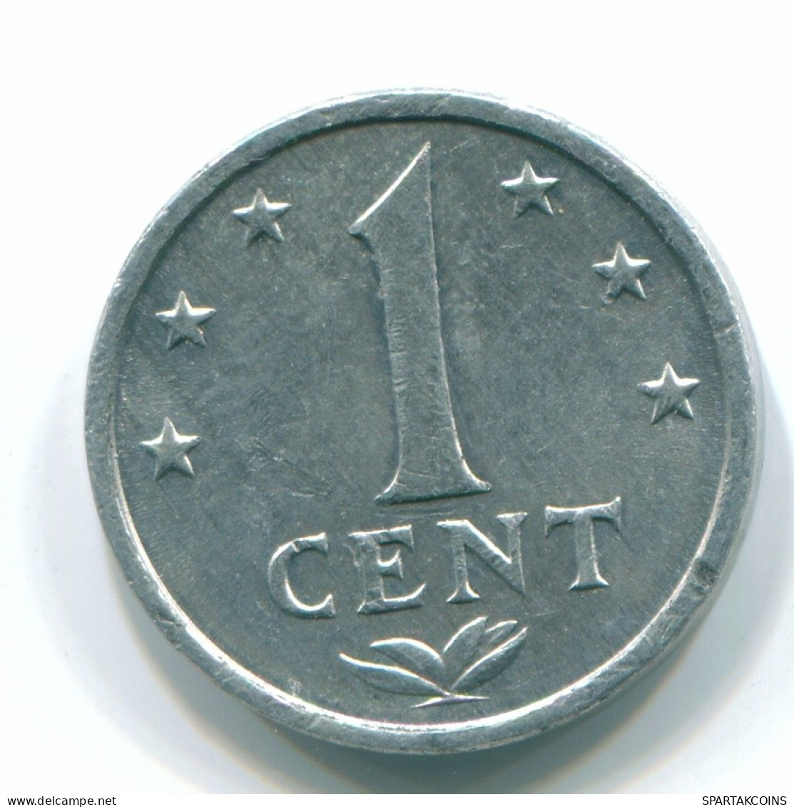 1 CENT 1979 NETHERLANDS ANTILLES Aluminium Colonial Coin #S11171.U.A - Nederlandse Antillen