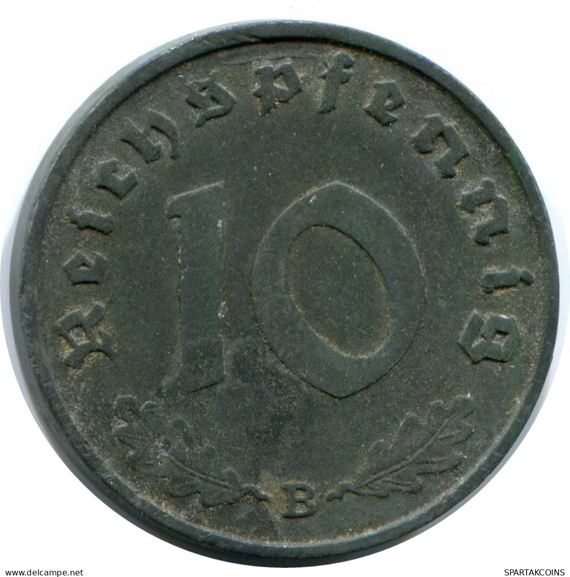 10 REICHSPFENNIG 1941 B GERMANY Coin #DA792.U.A - 10 Reichspfennig