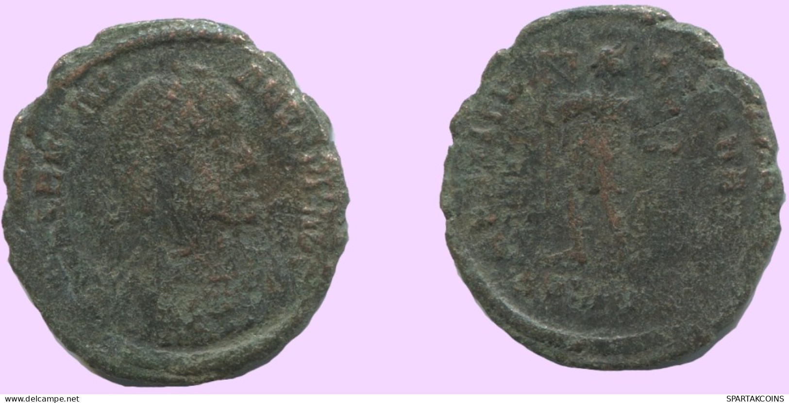 LATE ROMAN EMPIRE Follis Ancient Authentic Roman Coin 2g/17mm #ANT1962.7.U.A - La Caduta Dell'Impero Romano (363 / 476)