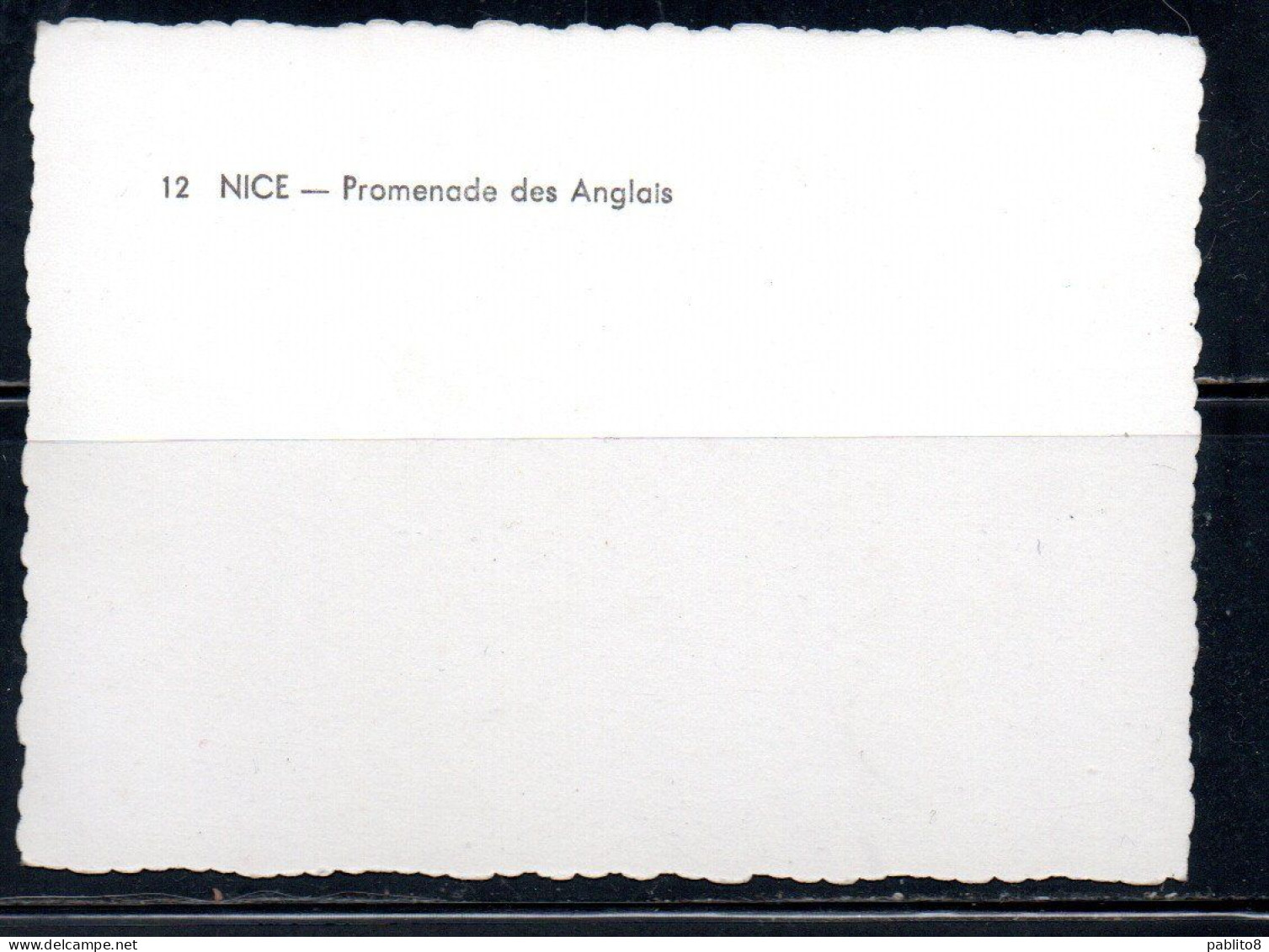 FRANCE FRANCIA NICE PROMENADE SE ANGLAIS CARTE CARD CARTOLINA UNUSED NUOVA - Otros & Sin Clasificación