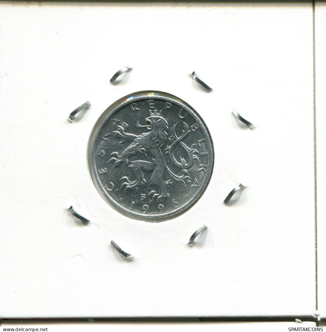50 HELLER 1996 REPÚBLICA CHECA CZECH REPUBLIC Moneda #AP728.2.E.A - Repubblica Ceca
