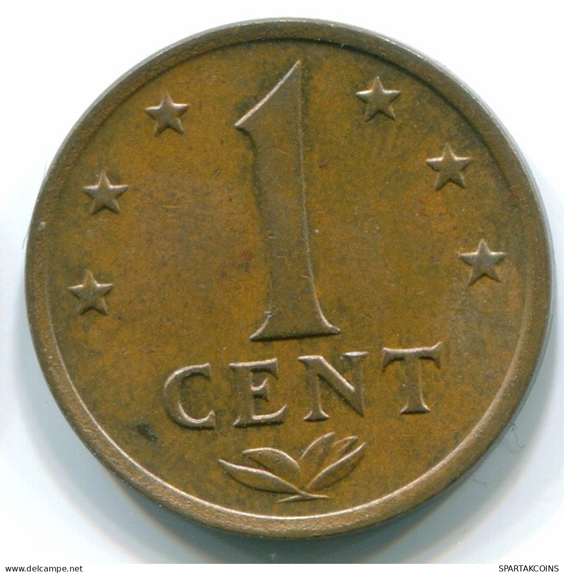 1 CENT 1974 ANTILLAS NEERLANDESAS Bronze Colonial Moneda #S10667.E.A - Nederlandse Antillen