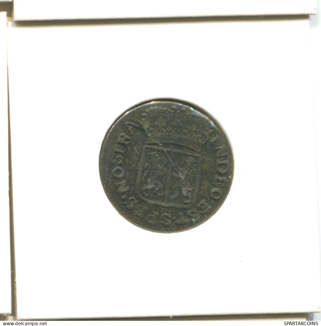 1791 GELDERLAND VOC DUIT NIEDERLANDE OSTINDIEN NY COLONIAL PENNY #E16915.8.D.A - Niederländisch-Indien