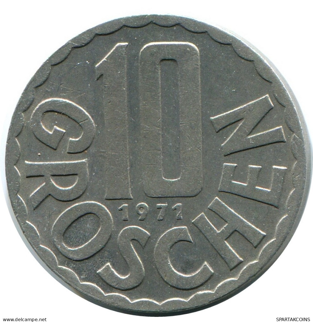 10 GROSCHEN 1971 AUSTRIA Coin SILVER #AZ564.U.A - Oostenrijk