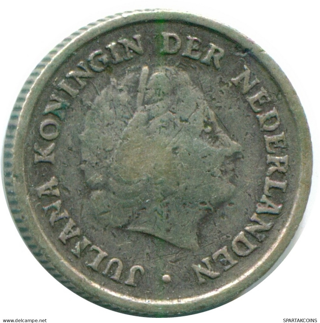 1/10 GULDEN 1956 NIEDERLÄNDISCHE ANTILLEN SILBER Koloniale Münze #NL12120.3.D.A - Antillas Neerlandesas