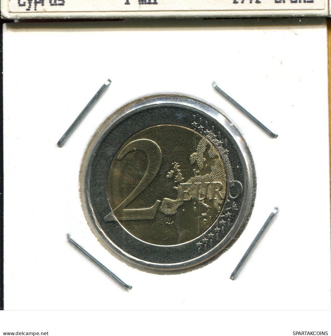 2 EURO 2008 CHIPRE CYPRUS BIMETALLIC Moneda #AS467.E.A - Chypre