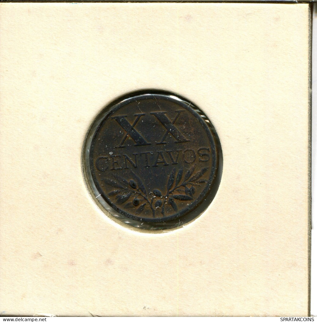 20 CENTAVOS 1958 PORTUGAL Coin #AT279.U.A - Portugal
